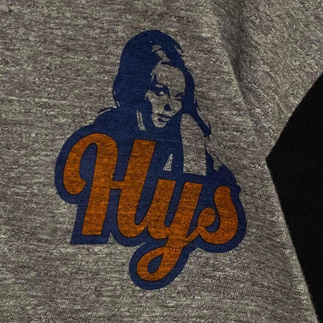 758【入手困難】ヒステリックグラマー♤ビッグロゴ　ラグランTシャツ　希少　美品