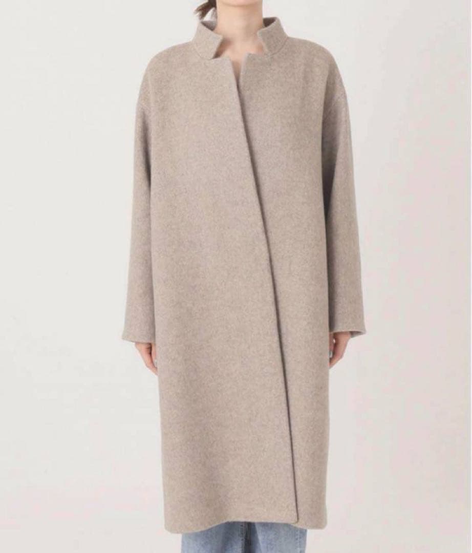 Plage MANTECOスタンドカラーコート