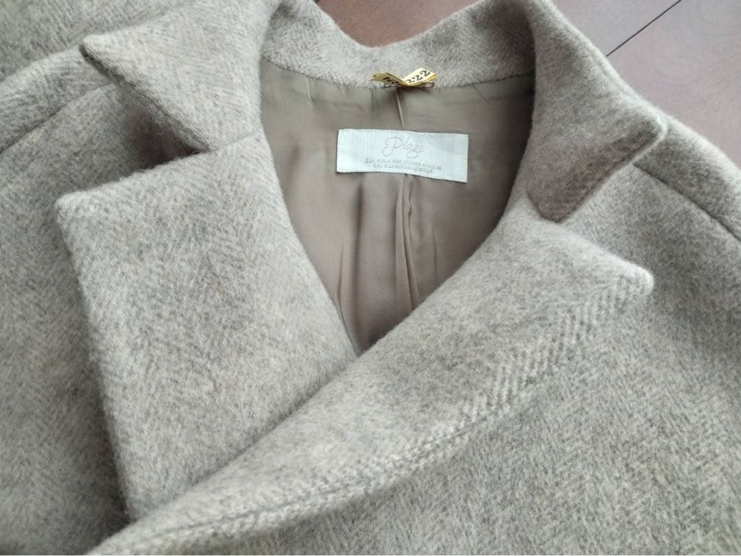 Plage MANTECOスタンドカラーコート