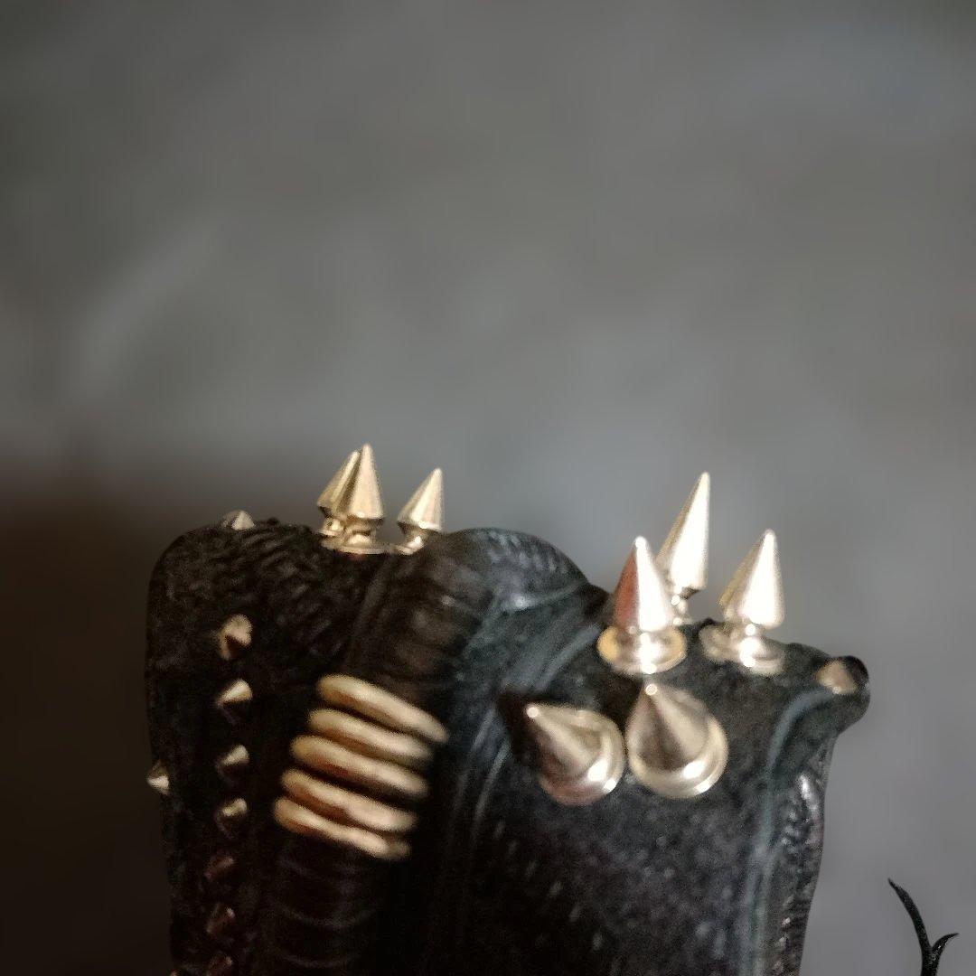 KMRii 鋲スタッズ レザーウエストポーチ