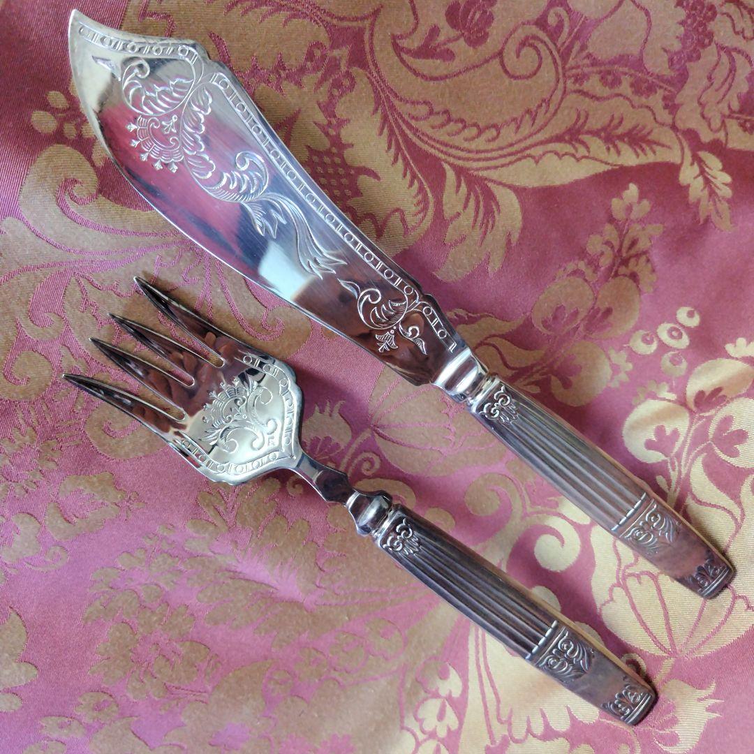 ラッキーウッド　フィッシュナイフ・フォーク セット