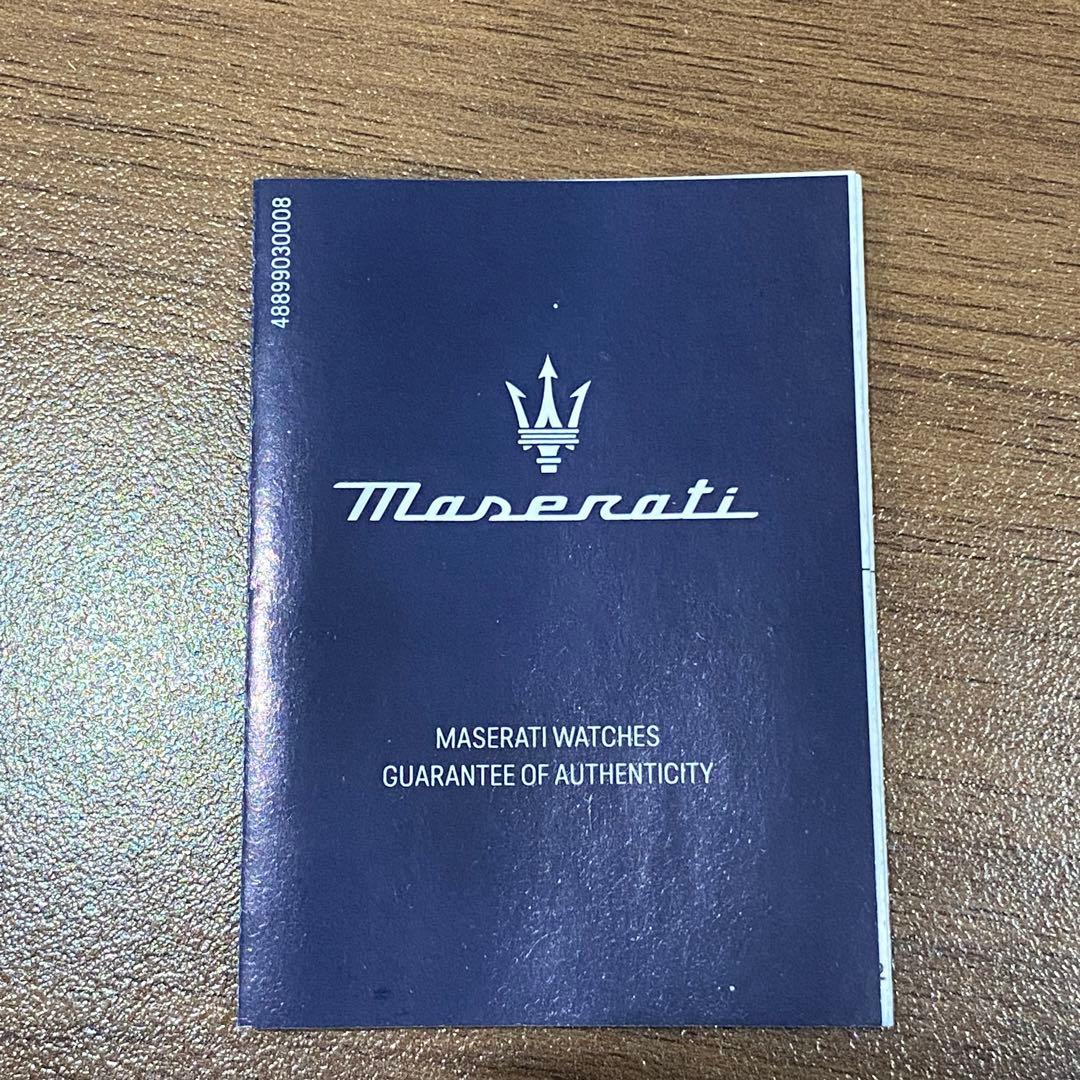【新品タグ付き】MASERTI マセラティ クォーツ ウォッチ 腕時計