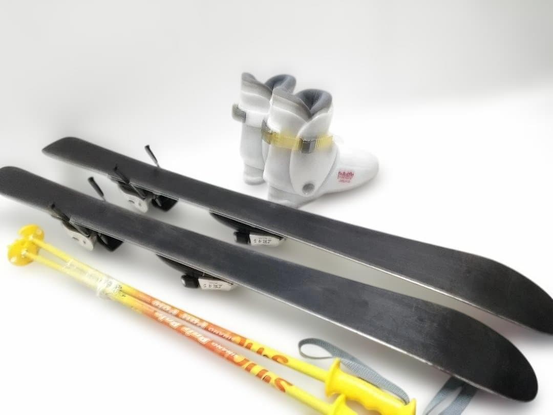キッズ ジュニアスキー4点セットヘッド MYA No1 107cmブーツ21cm