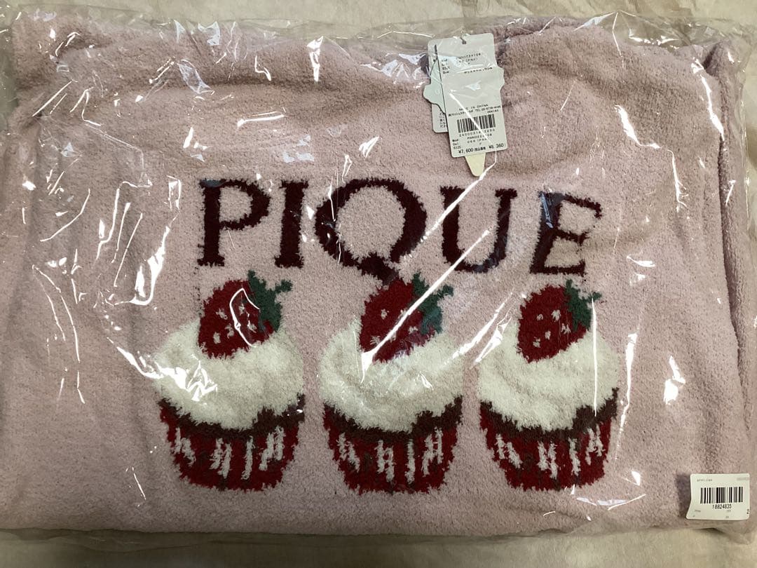 ジェラートピケ　モチーフジャガードフード付きロングワンピース＆レギンスセット