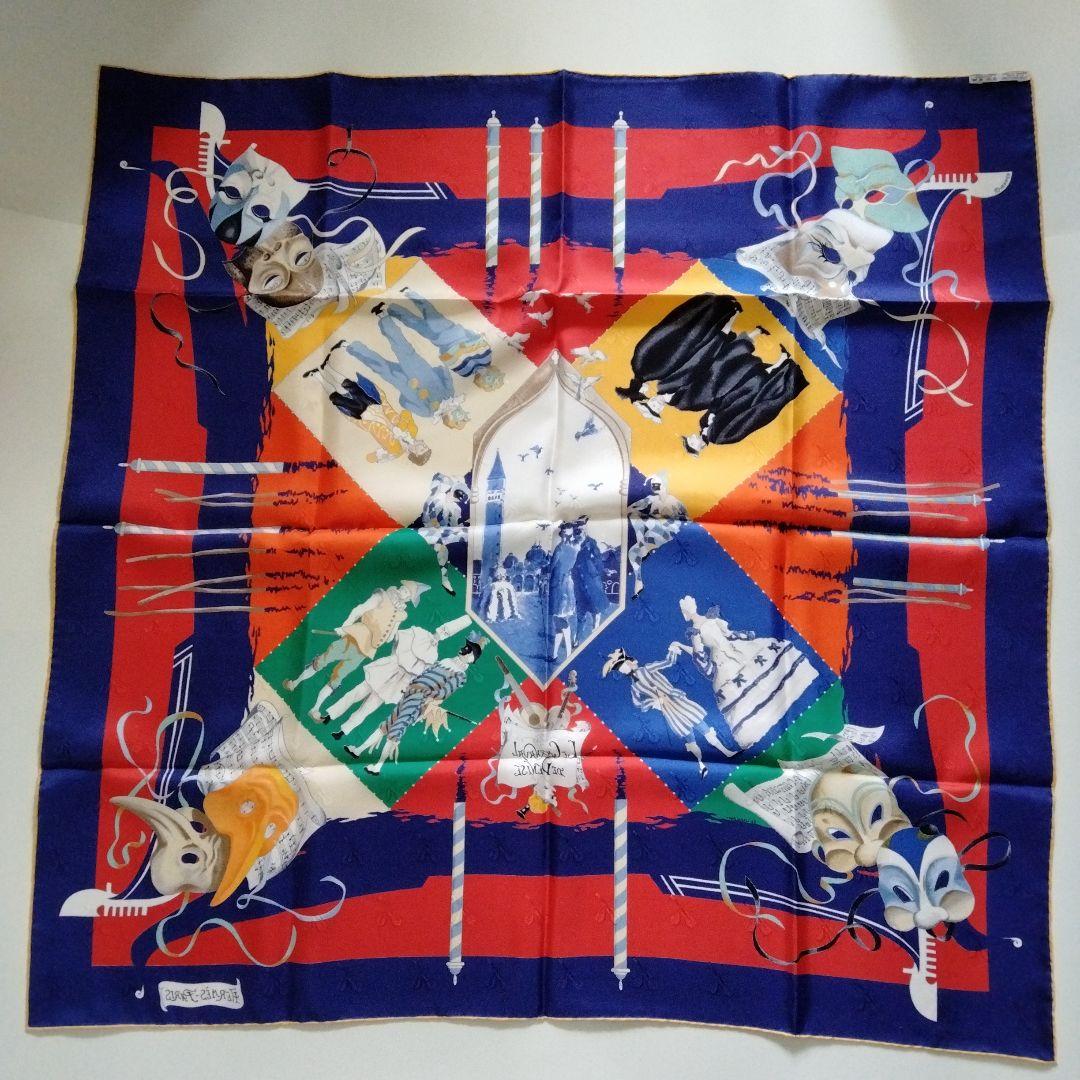 ✨️エルメス✨️　スカーフ90 「ベニスのカーニバル」