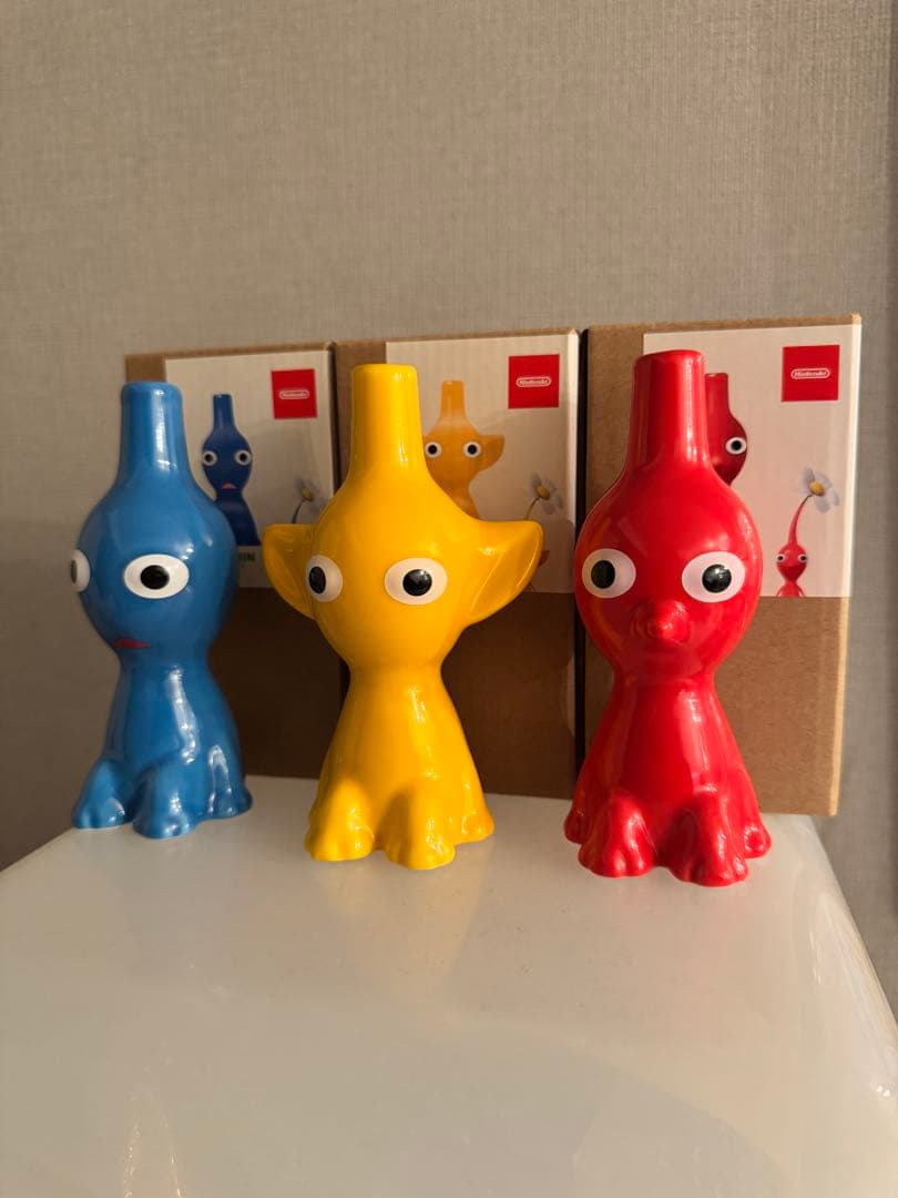 ピクミン 花瓶 一輪挿し 3点セット 箱あり