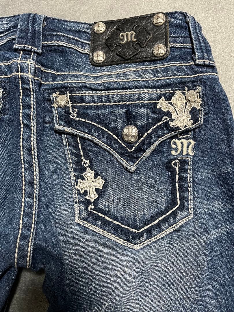 missme平成ギャル　マクブリング　y2k ローライズ フレアデニム