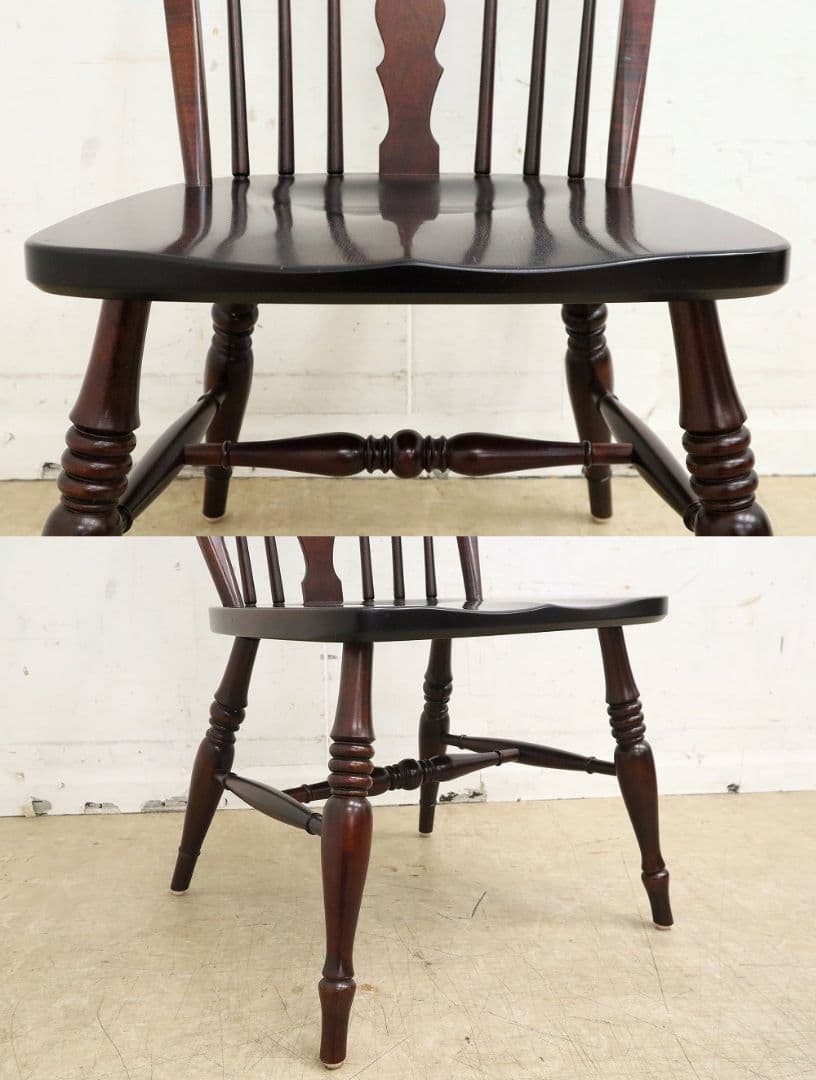 展示品！【北海道民芸家具】HM266・ウィンザーチェア①◆樺材・椅子