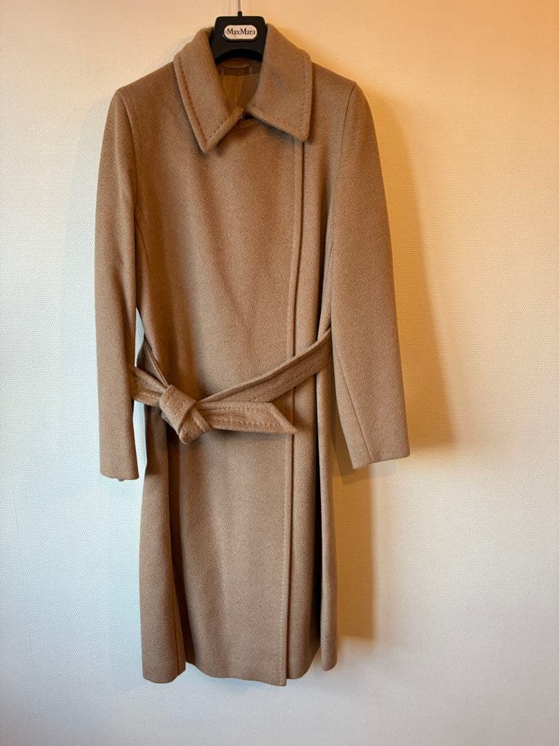 Max Mara 100%キャメルコート 未使用品