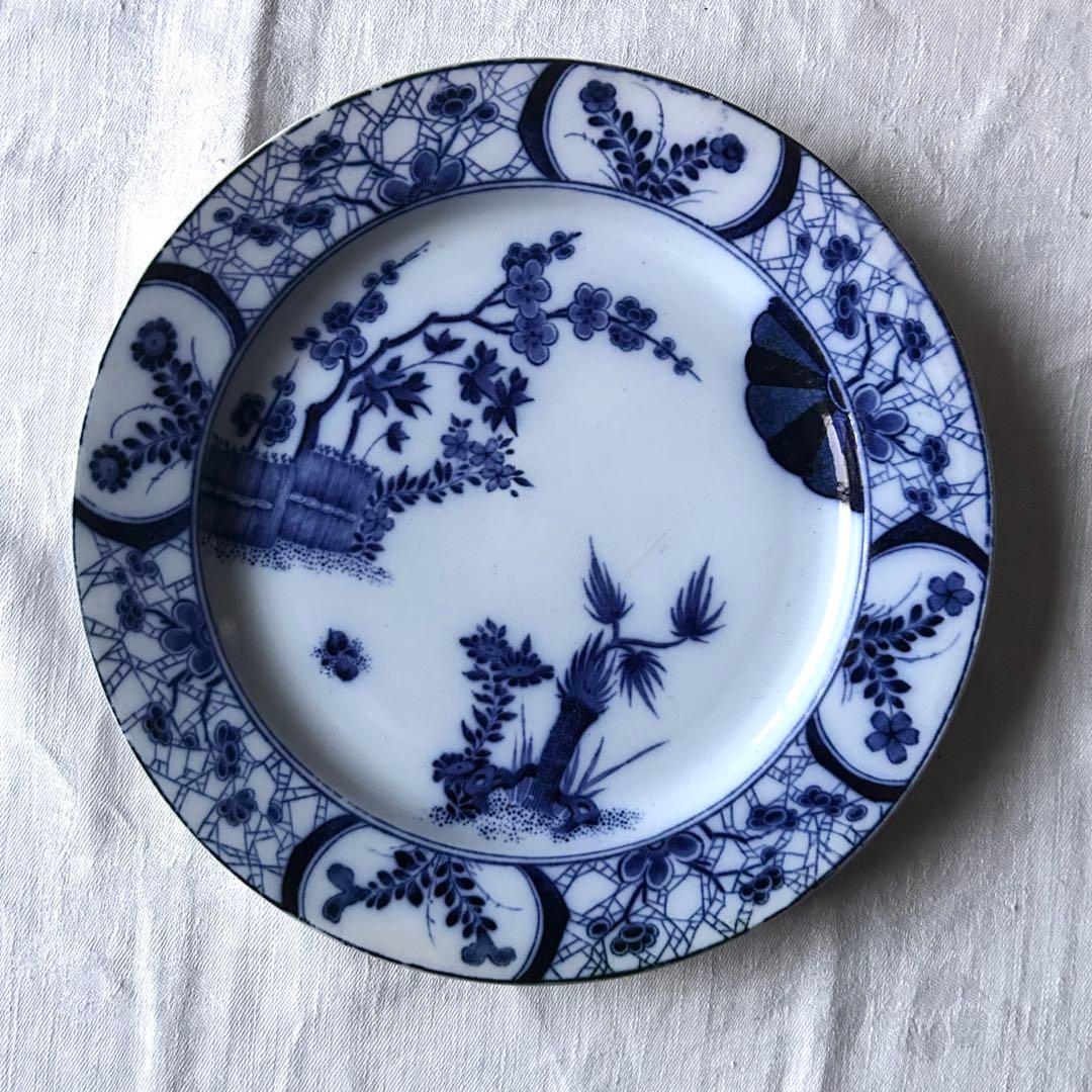 Japon Creil montereau ジャポニズム　藍色　フランス