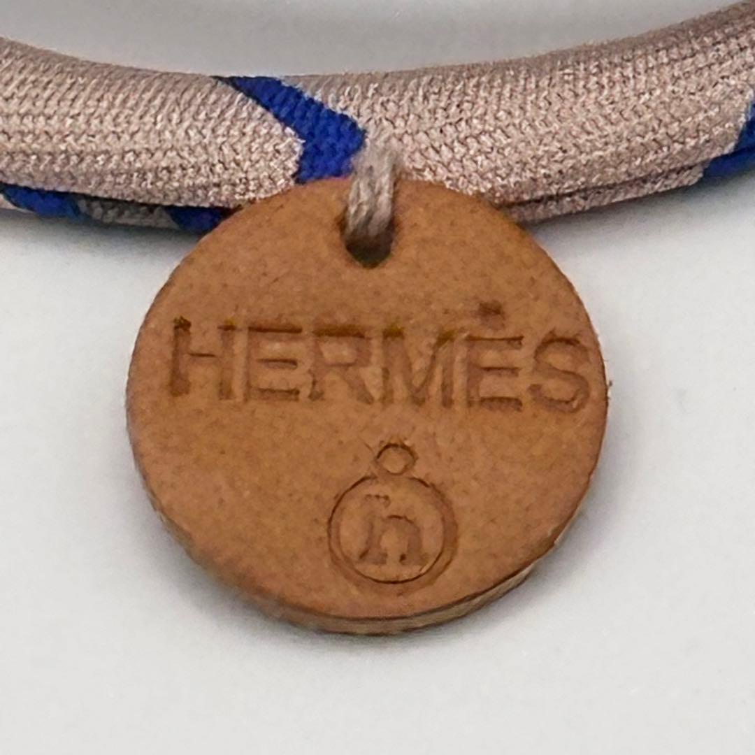 美品✨HERMES エルメス プティアッシュ シルクブレスレット ピンク