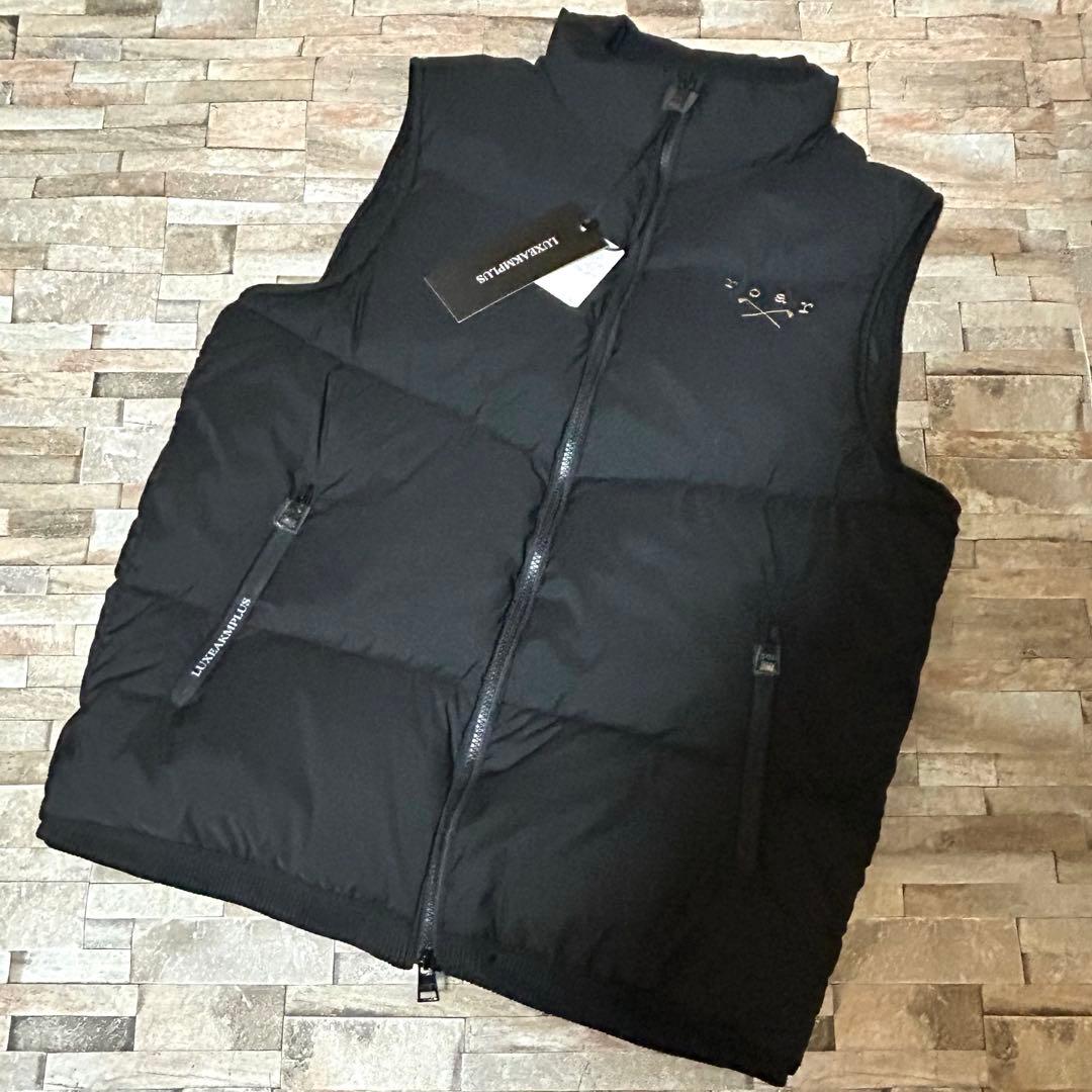 【新品】LUXEAKMPLUS×roar／中綿入り ベスト ゴルフウェア XXL