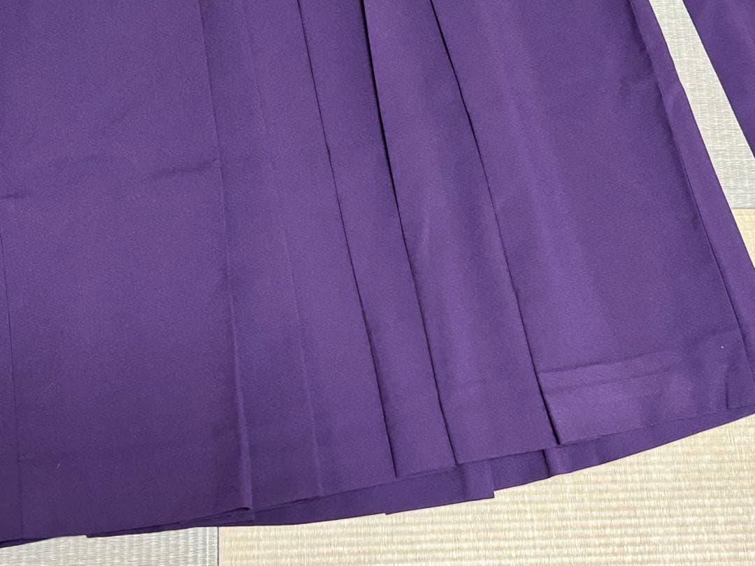 袴セット 卒業式 紫色 花柄 着物 サイズ1尺8寸