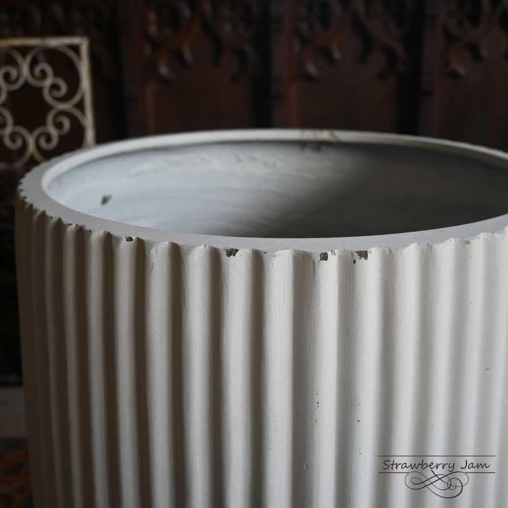 L3710-36 英国アンティーク ブリキ ドラム ジャンク 鉢 ガーデニング