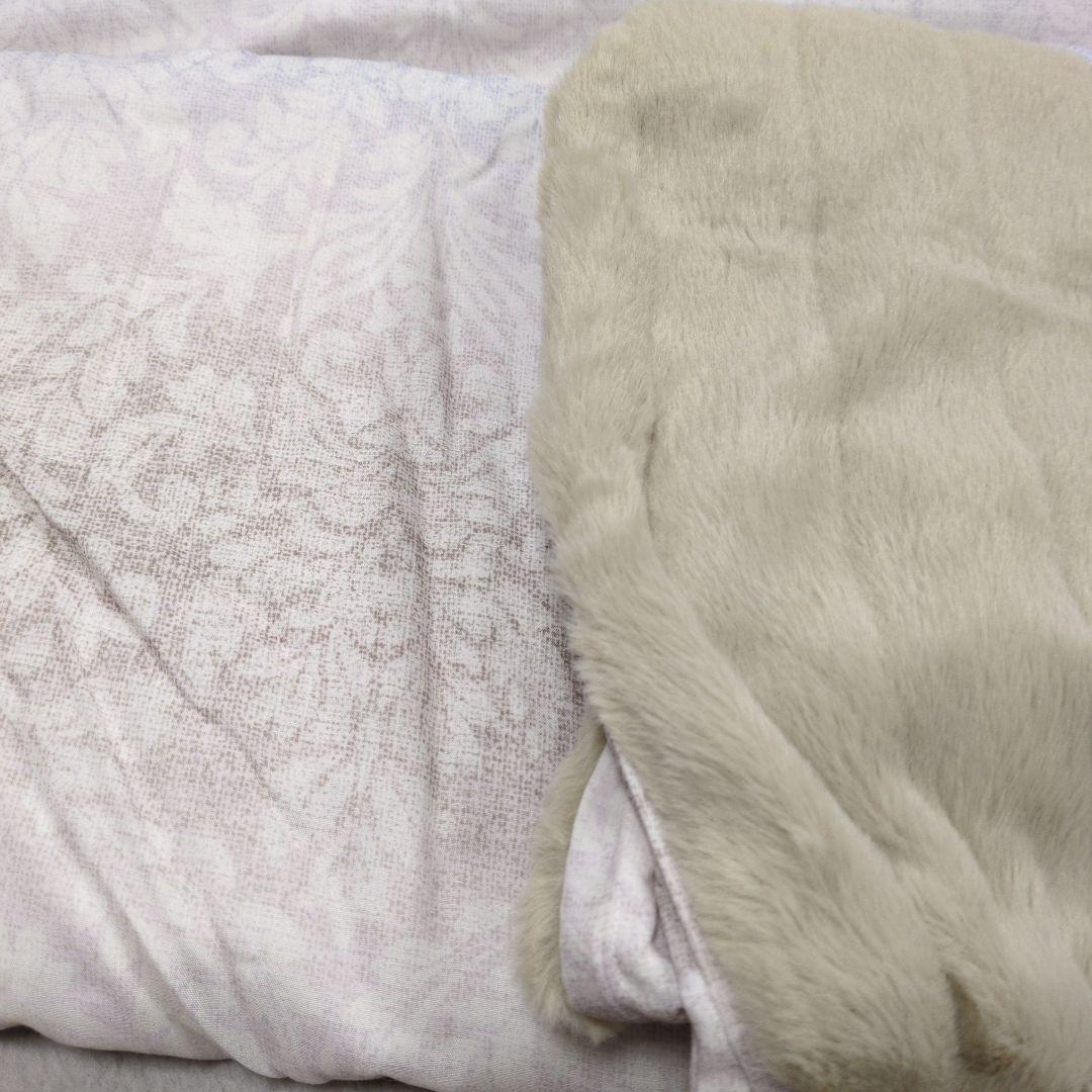 西川あったか掛けふとんカバー2枚組ラビットファー　清水康男様