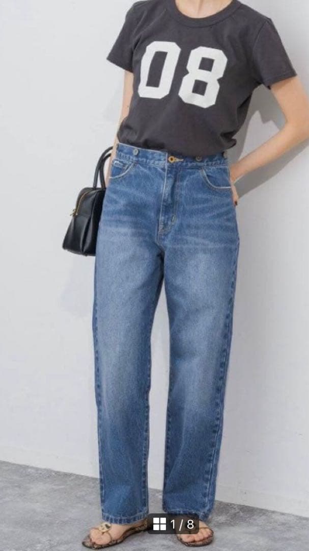 美品スピック＆スパン51/2 STRAIGHT FIT DENIM 28