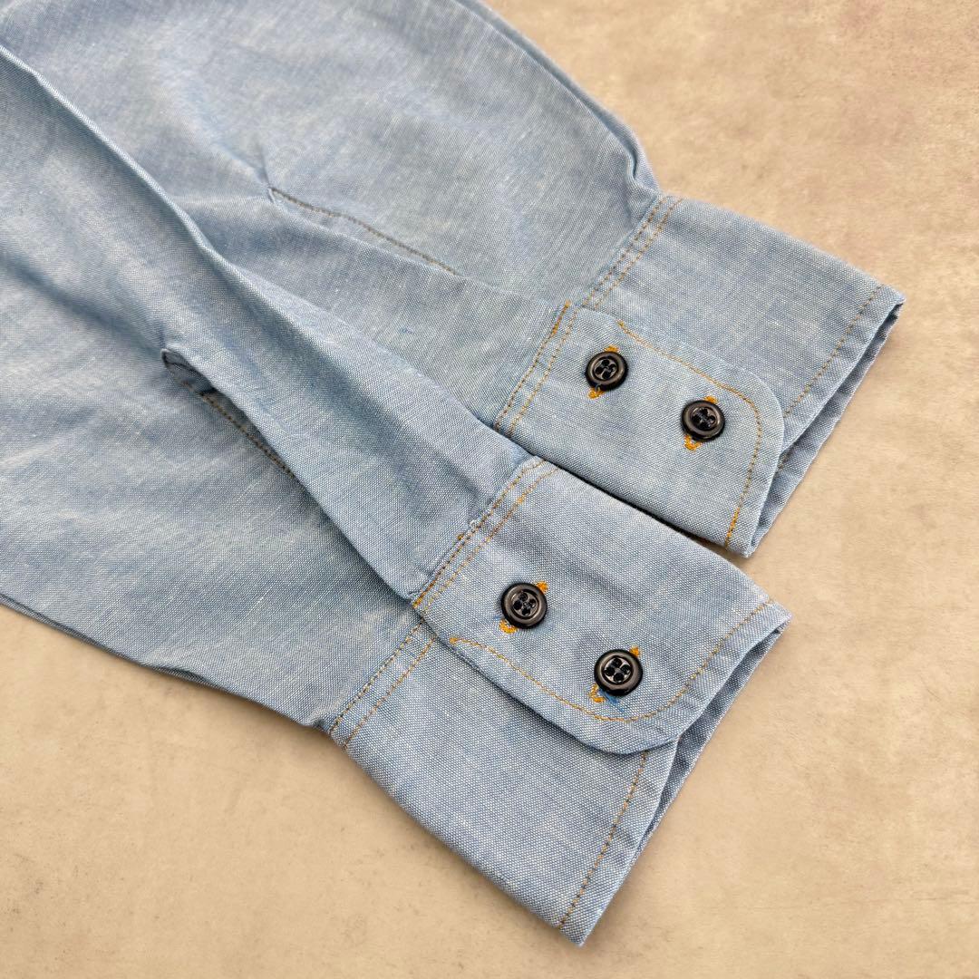 70s〜80s Levi’s リーバイス オレンジタブ シャンブレーシャツ M