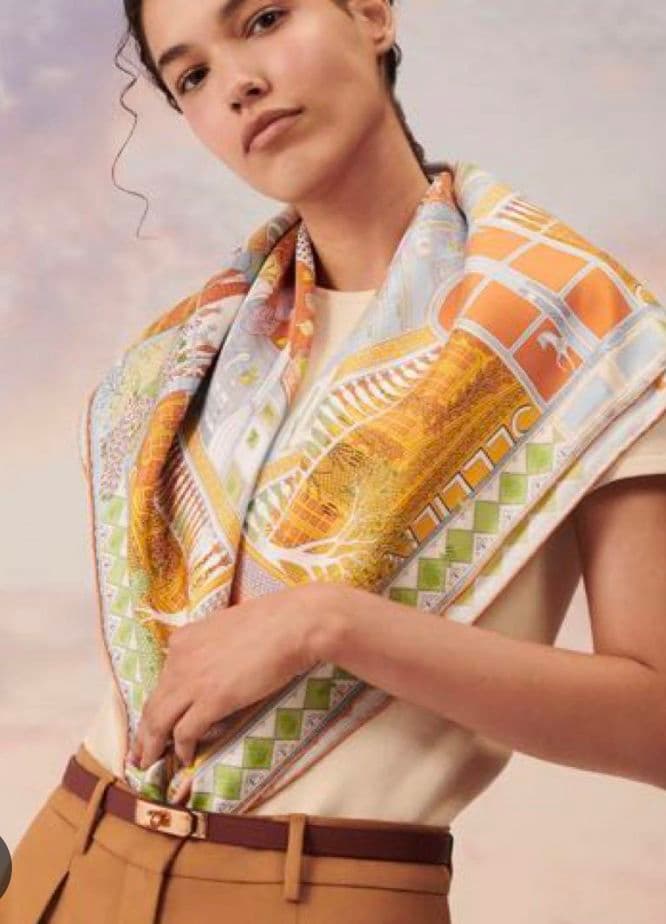 未使用’22秋冬　HERMESカレ90 オブジェ・ドゥ・キュリオジテ