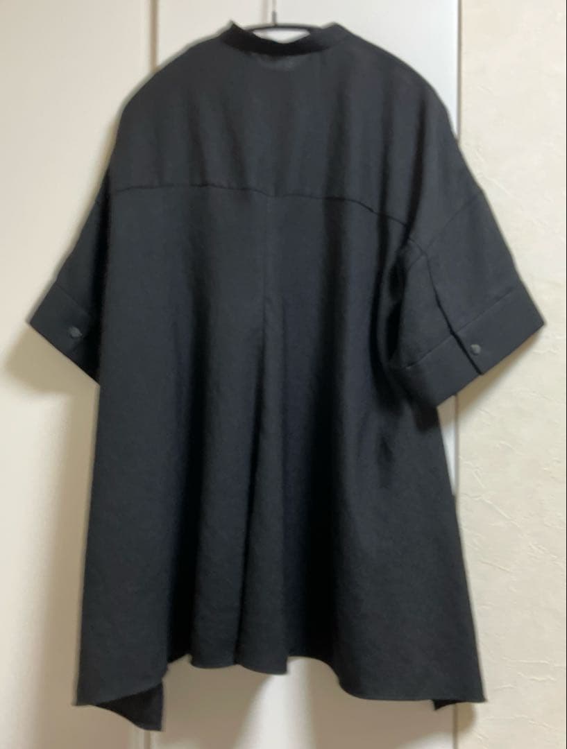 エンフォルド ENFOLD VEST DOCKING SHIRT リネンライク