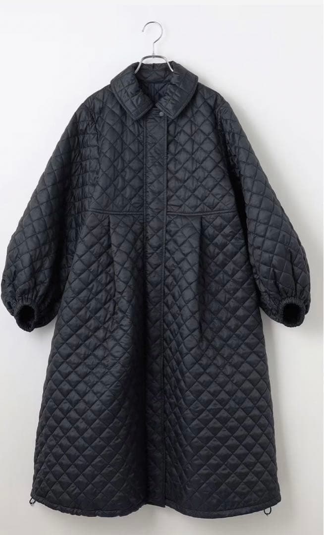 美品⭐︎亀恭子さんコラボ⭐︎オンワード#Newansキルティングロングコート0サイズ