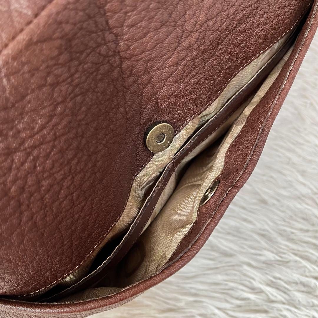 【極美品】イビサ　ぞう親子モチーフ　レザー　ボストンバッグ