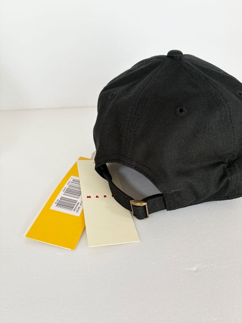 大人もOK！ Marni マルニ, ロゴ刺繍 ベースボールキャップ