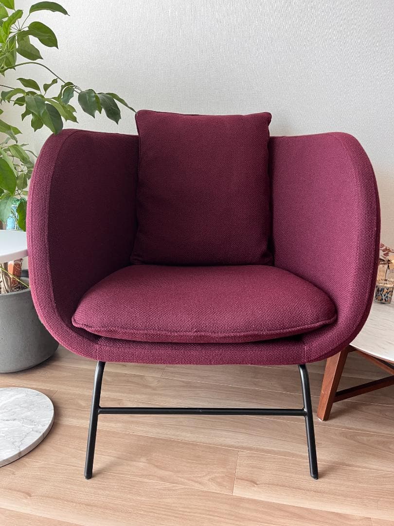 【美品】Hubsch（ヒュプシュ）ラウンジチェア