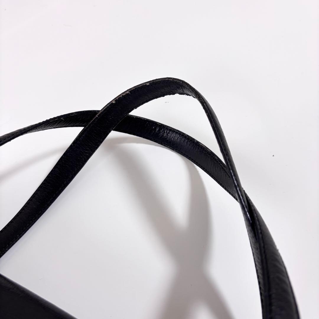 DELVAUX デルヴォー レザー バッグ ブラック ヴィンテージ 希少