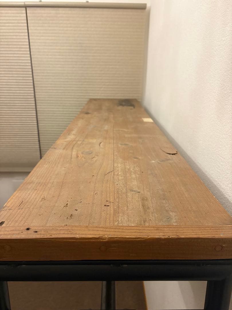 アイアン ハンガーラック アンティーク インダストリアル　シンプル　古材