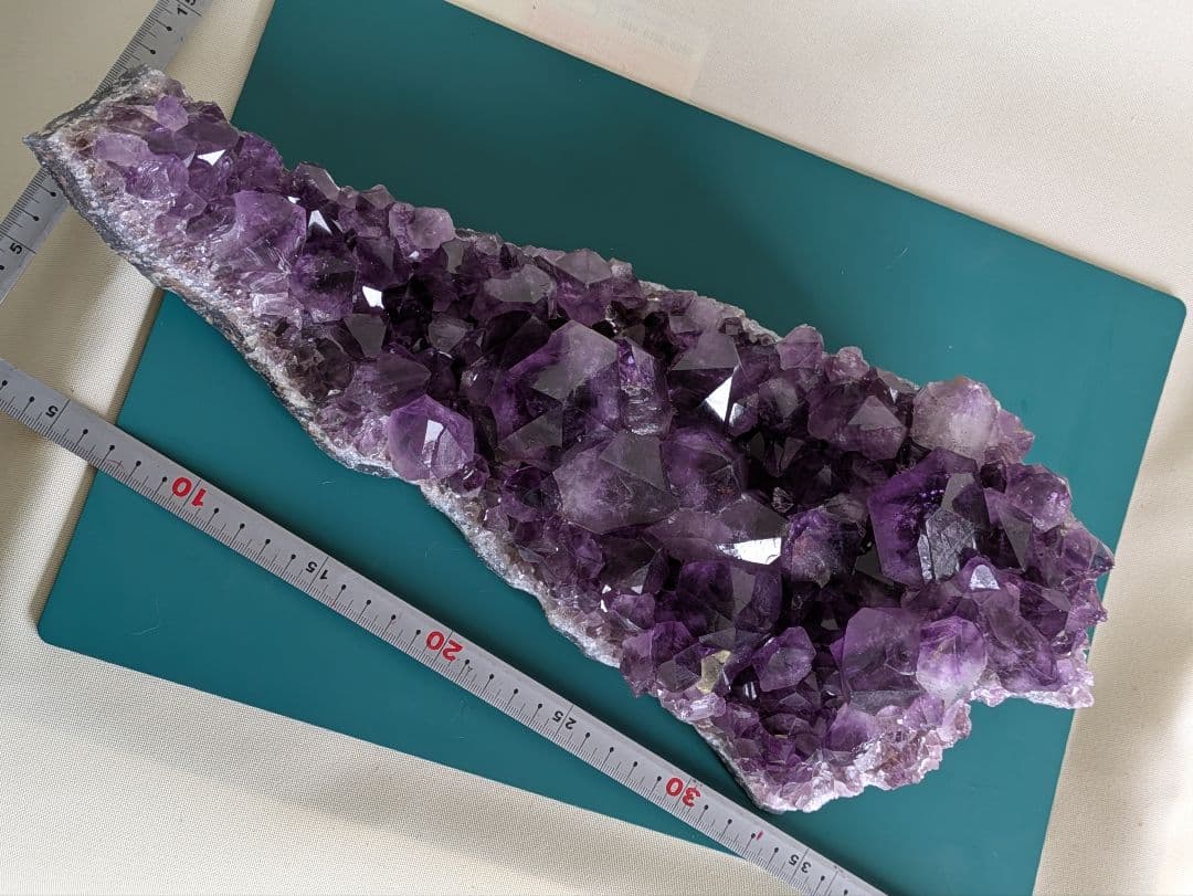 アメシストクラスター 4340g ブラジル産 紫水晶