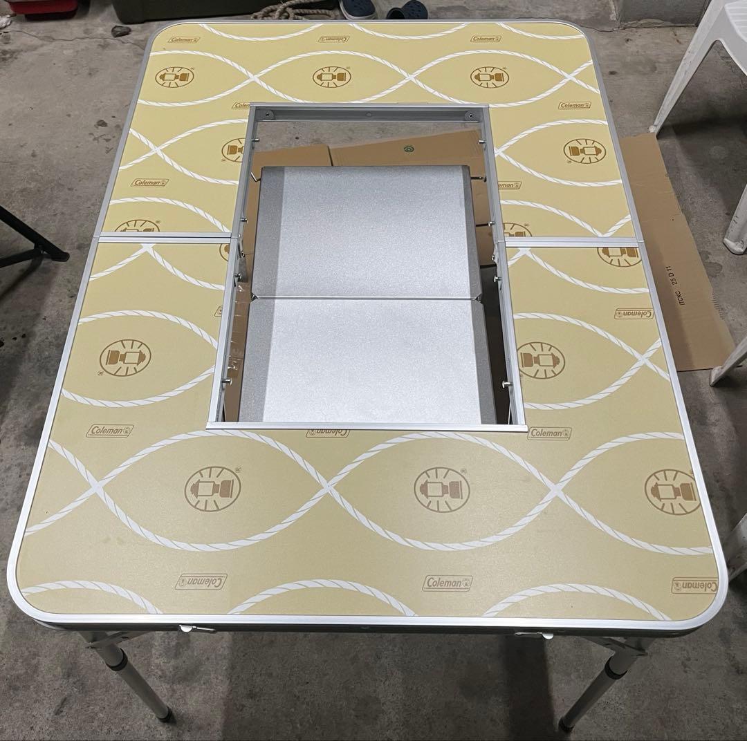 Coleman アウトドアテーブル ベージュ