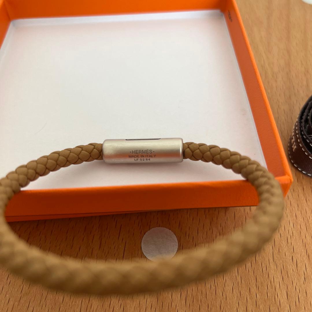 営*ン様 HERMES エルメス メンズ ユニセックス ブレスレットHパズル