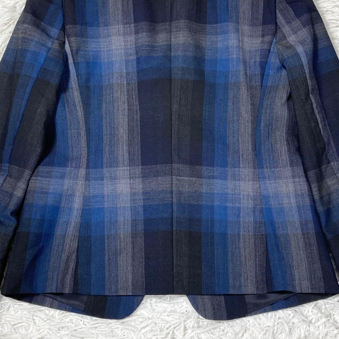 極美品　ポールスミスブラック　チェック柄　サイズ40(L)