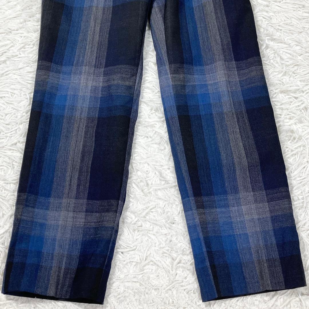 極美品　ポールスミスブラック　チェック柄　サイズ40(L)