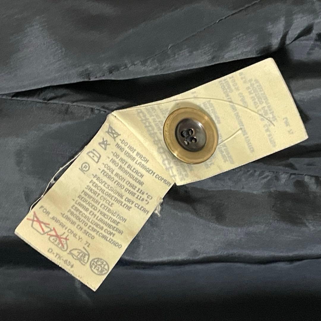 美品 VALENTINO ヴァレンティノ ノーカラーロングコート 比翼 ウール