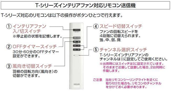 【美品】コイズミ製シーリングファンAEE695078 小型 軽量 正規品