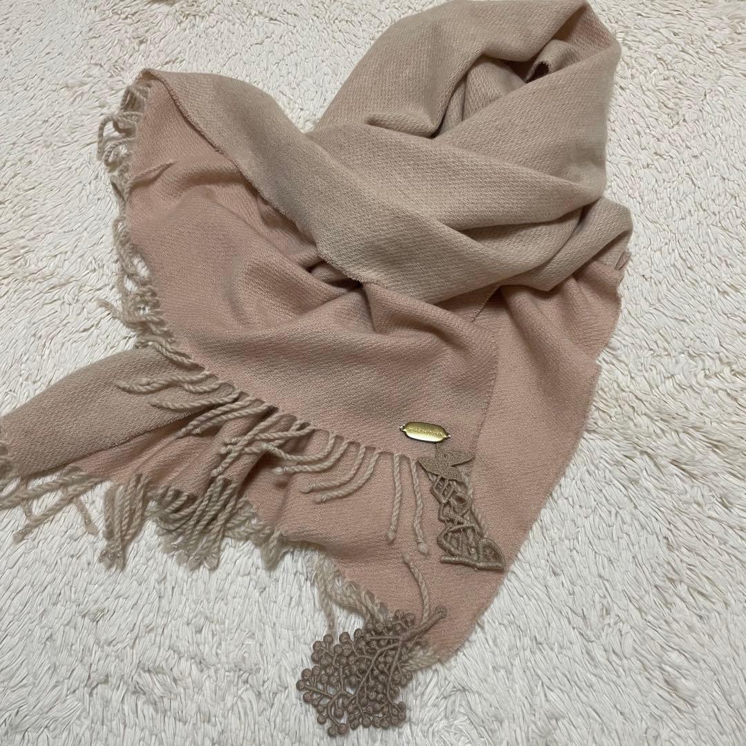 極美品♡ mina perhonenミナペルホネン ストール カシミヤ 100