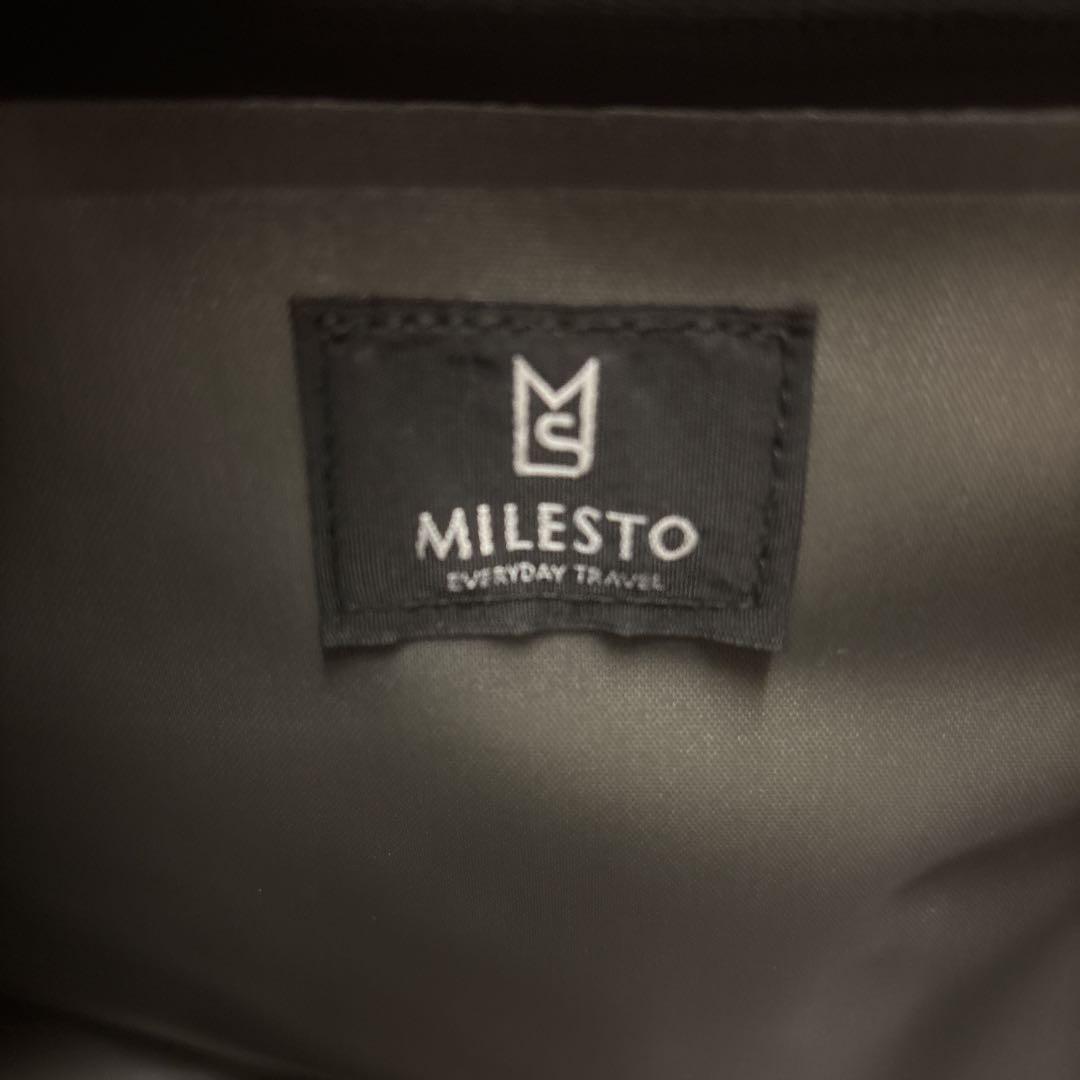 美品✨ミレスト2way 防水キャリーバッグ ボストン ネイビー 男女兼用