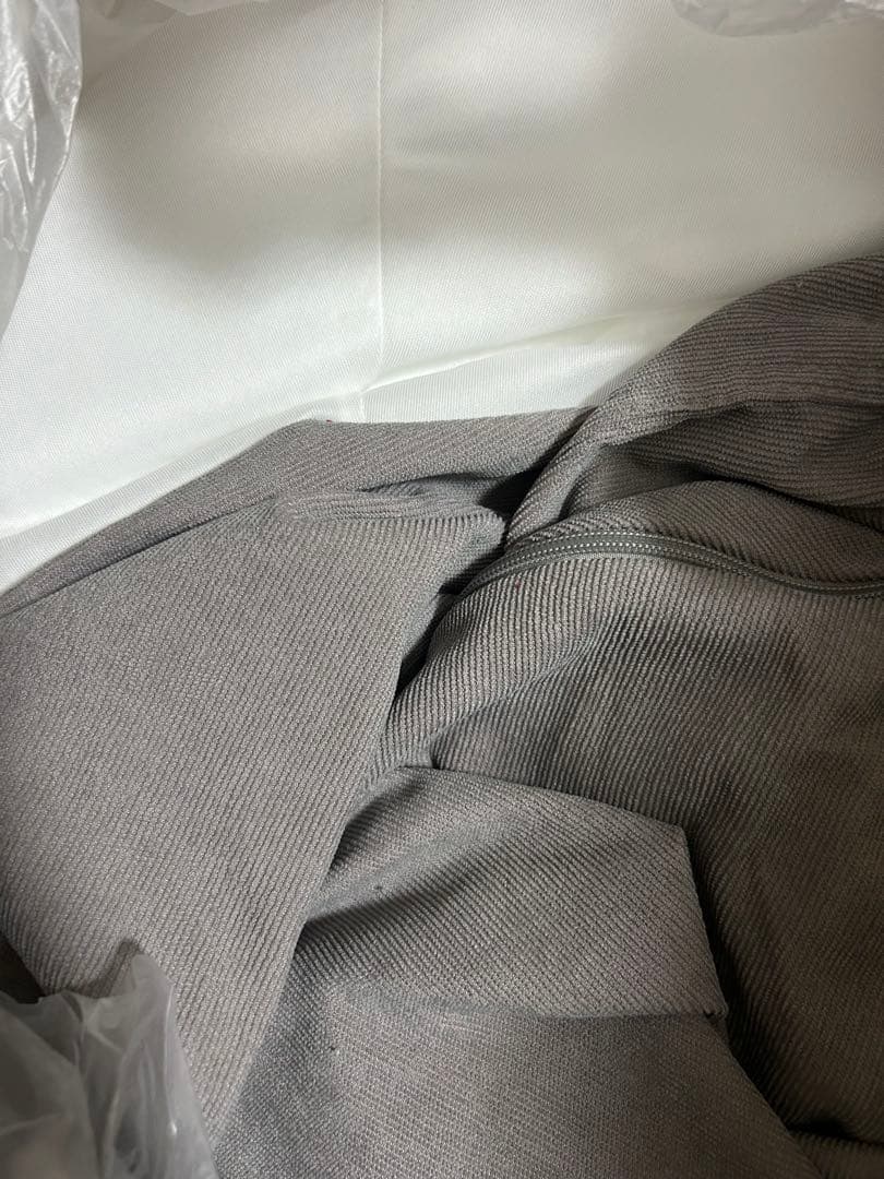 ビーズクッション特大100*80cm グレー Lサイズ