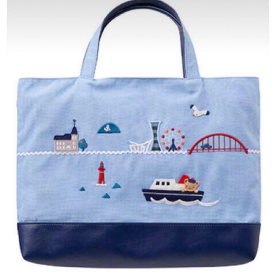 新品 familiar ファミリア 神戸本店 さんちか店限定 マチ付きバッグ