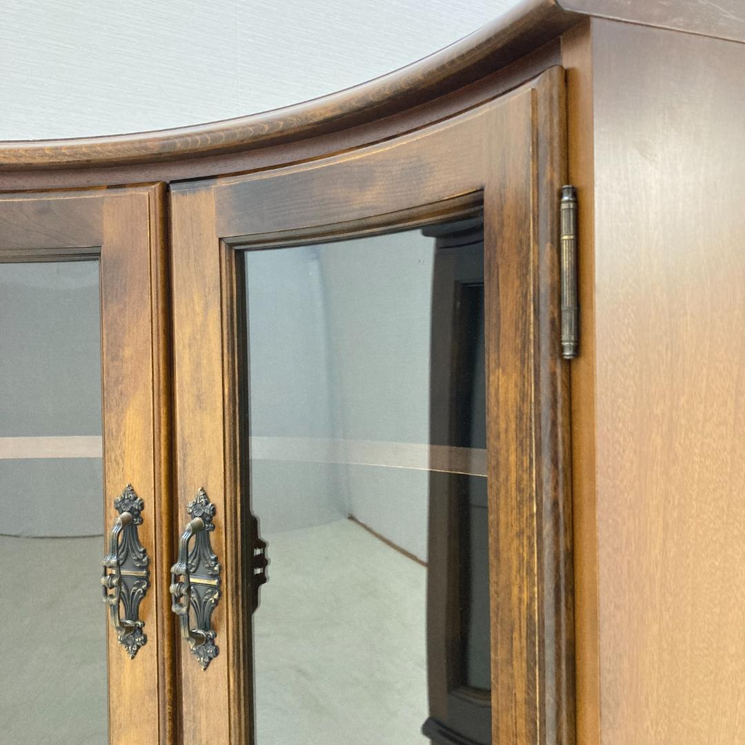 【カリモク】コロニアル　コーナーキャビネット テレビ台