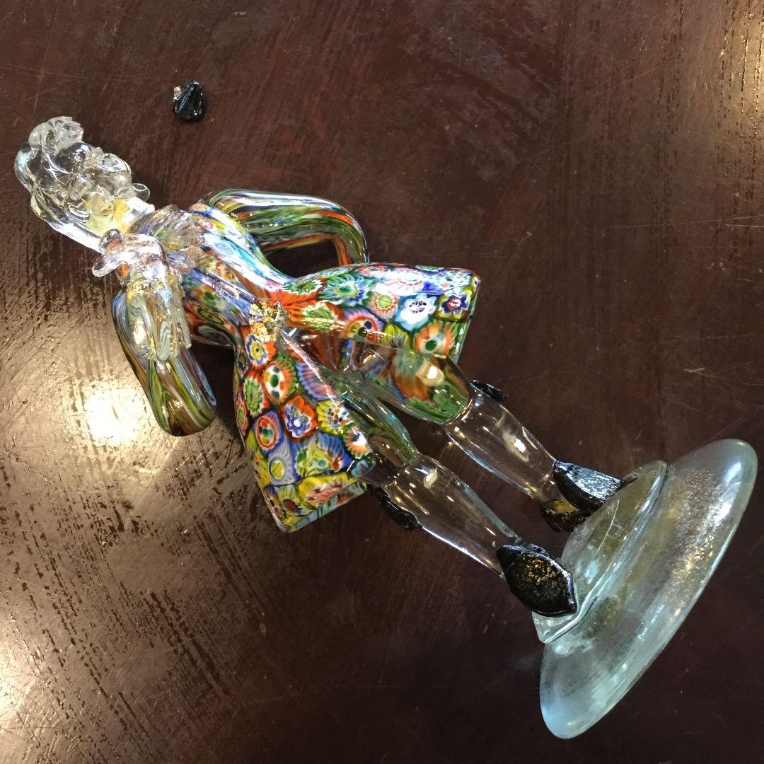 ベネチアングラス① お人形　新品未使用ですが破損