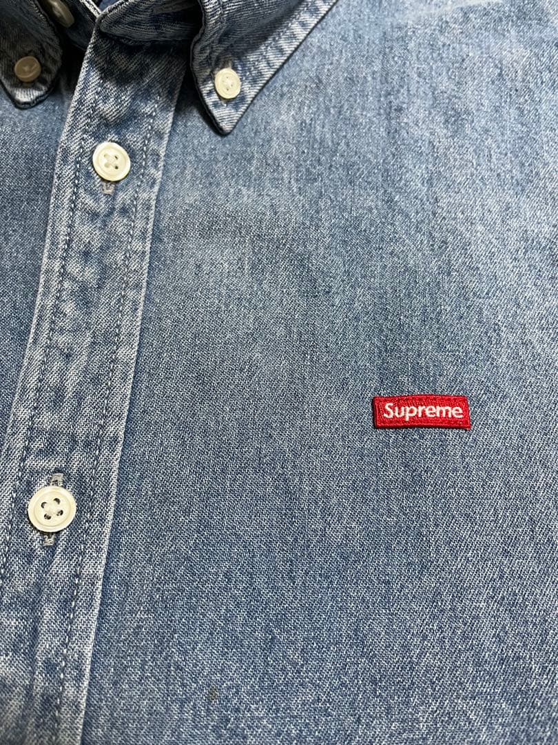Supreme Small Box Shirtデニム XL