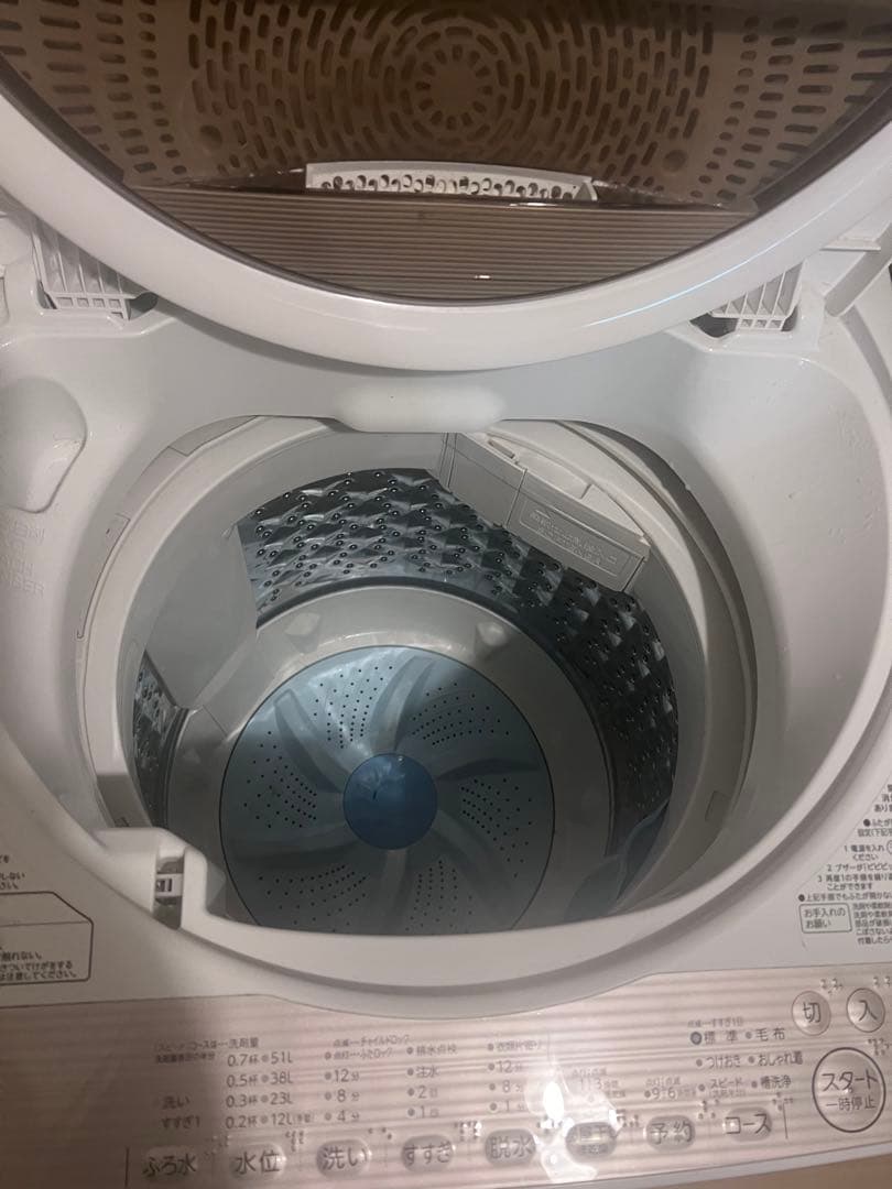 TOSHIBA STAR CRYSTAL DRUM 洗濯機 本体
