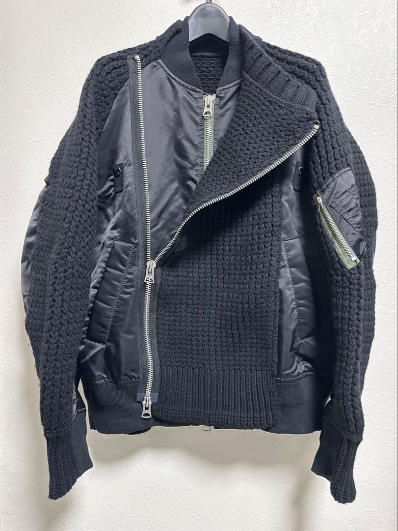 ジャケット・アウター sacai 23AW Nylon Twill Knit Boulson