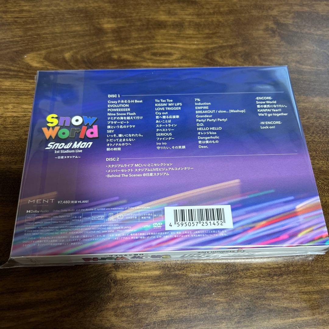 Man  World 日産FC会員限定盤DVD スノーマン