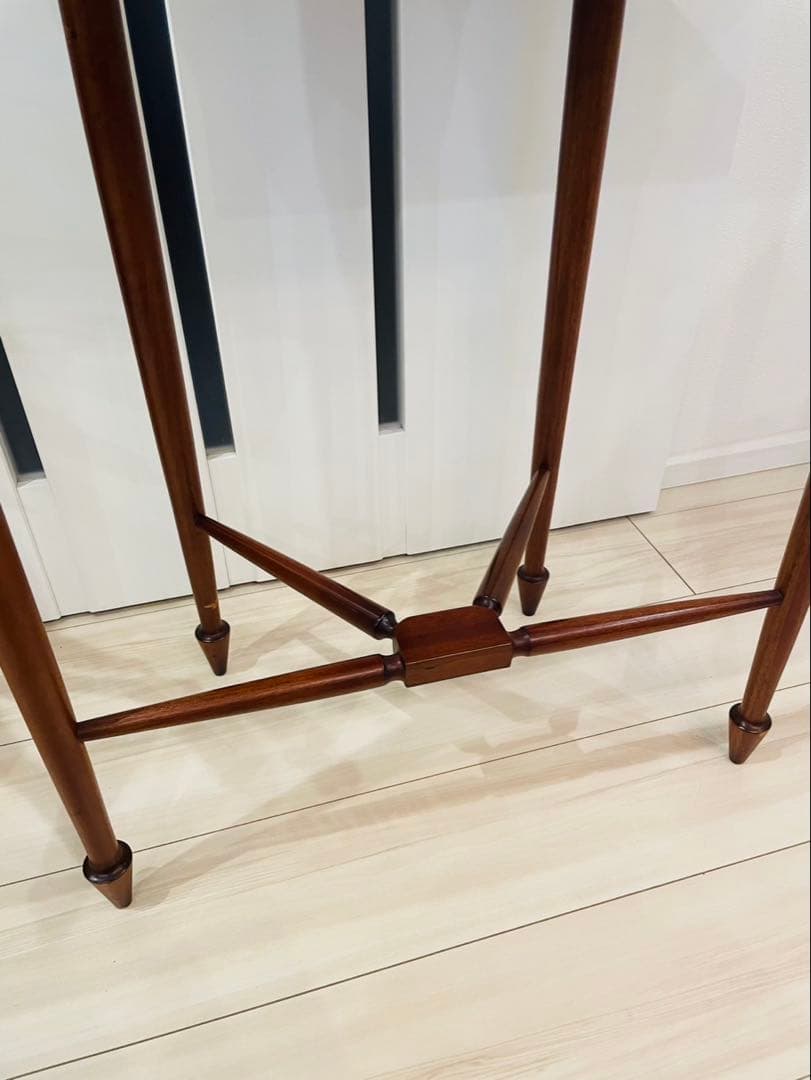 アンティーク調 コンソール 花台 サイドテーブル 飾り台 木製