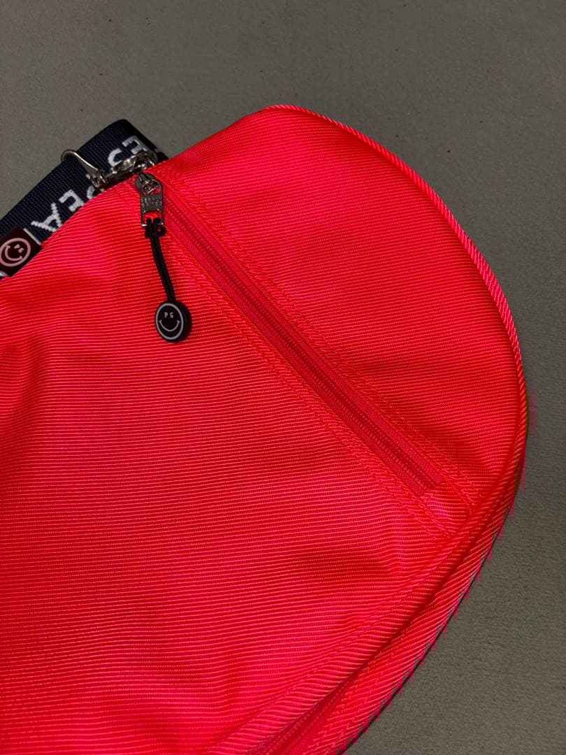 （新品）パーリーゲイツ、蛍光オレンジ色、クラブケース、サブバッグ、希少品