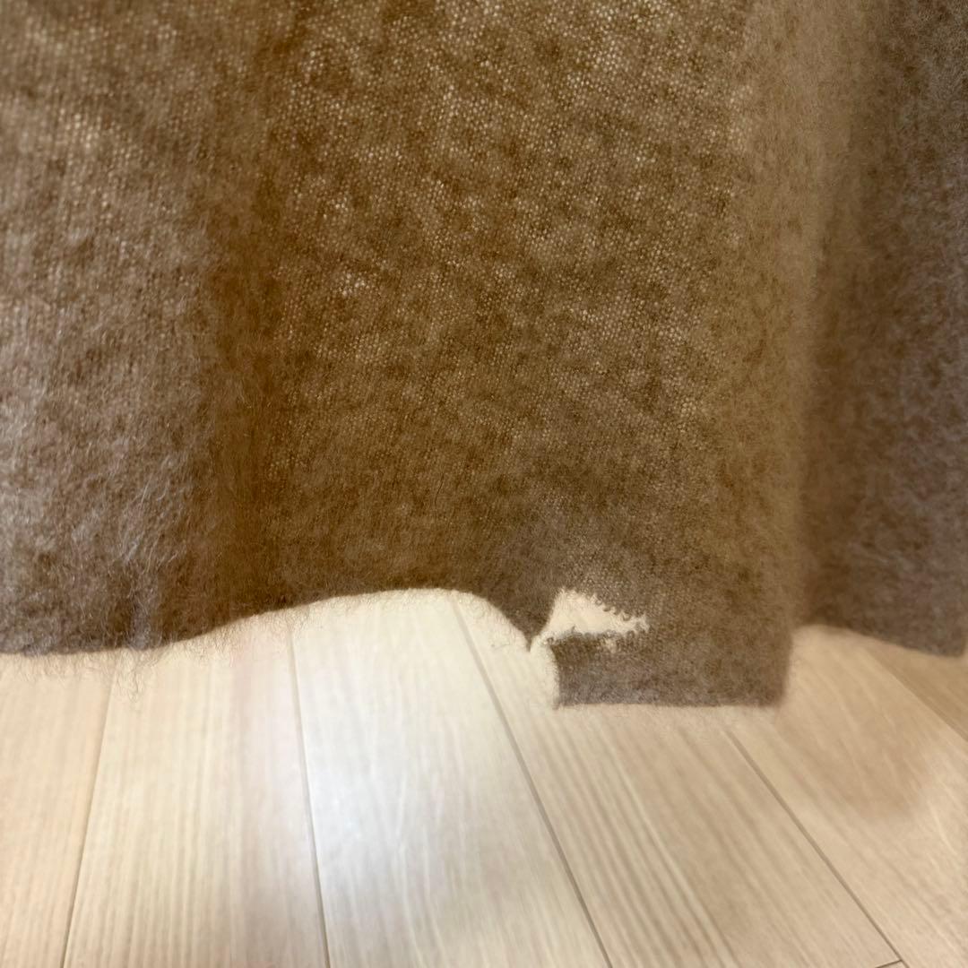 Vandori カシミヤ100％ ニットガウンコート ロング ベージュ