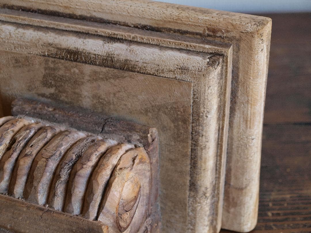 ssx2673___木彫刻 コーベル コンソールウォールシェルフ/K049